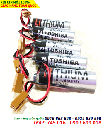  Pin Toshiba ER6V lithium 3.6V nuôi nguồn PLC-CNC chính hãng Toshiba Nhật